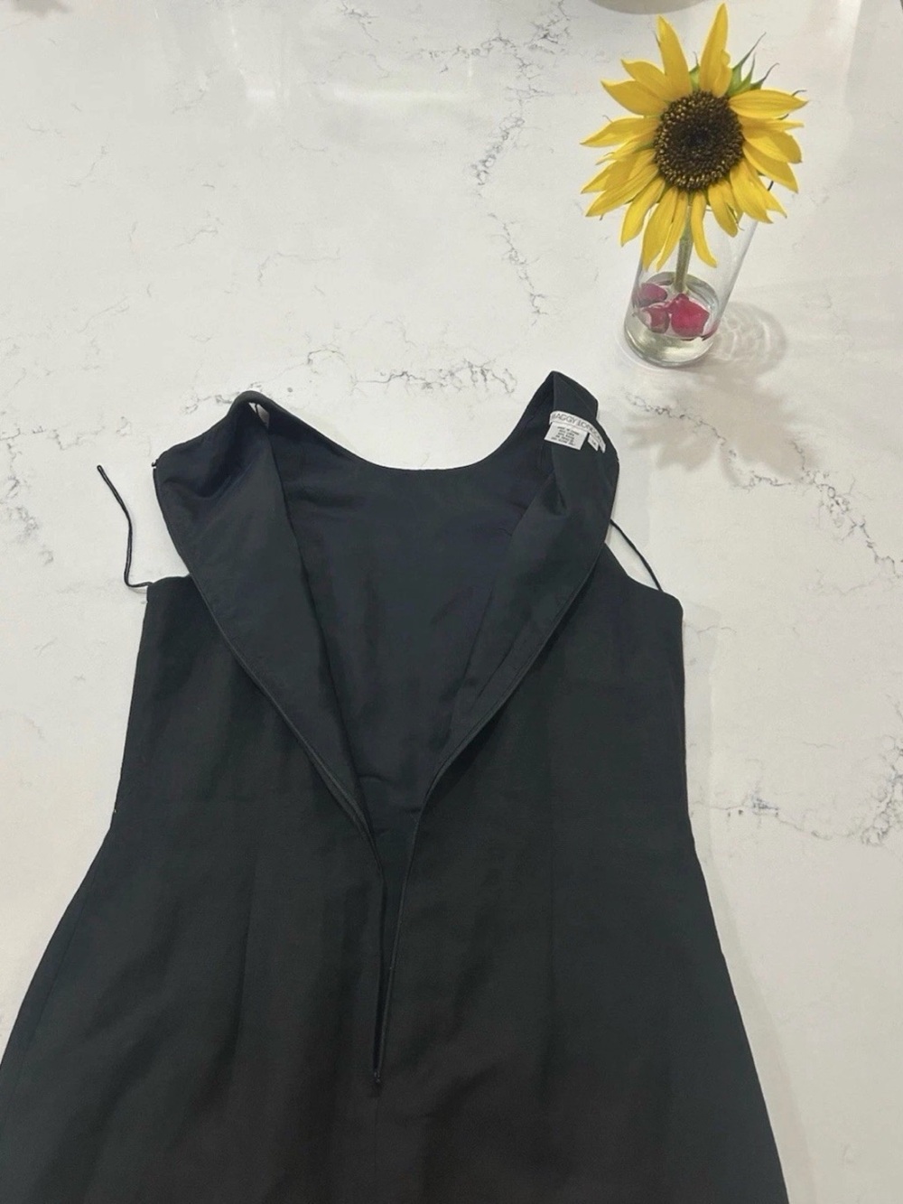 Maggy London Floral Embroidered Colorblock Sheath Dress Size 14 - Picture 8 of 10